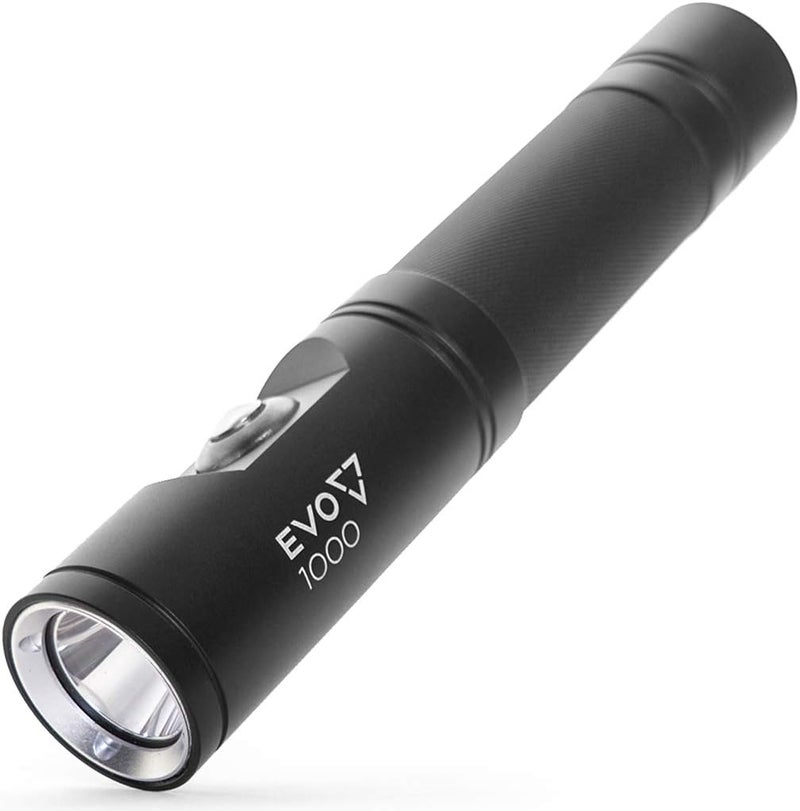 EVO Rechargeable LED Dive Light (1000L) | Premium Underwater Flashlight - Includes Carrying Case, Charging Cable, Lanyard, Rechargeable and Spare O-Ring - Image 1